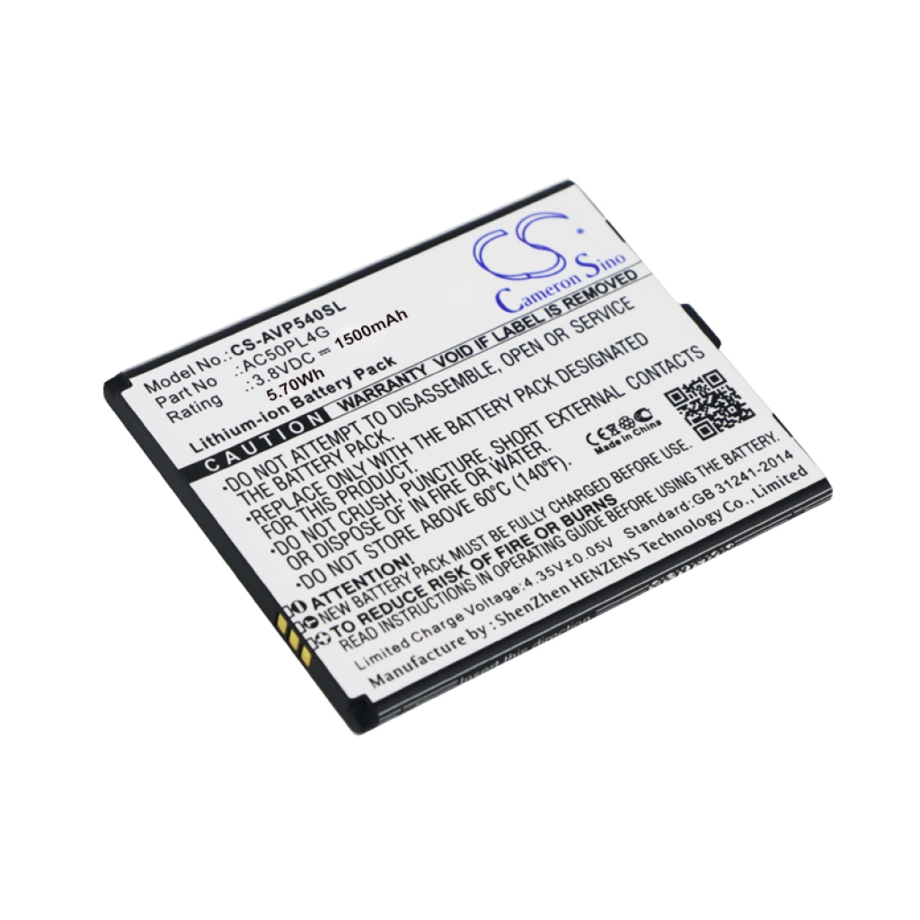 Batteries Mobile Phone Battery CS-AVP540SL