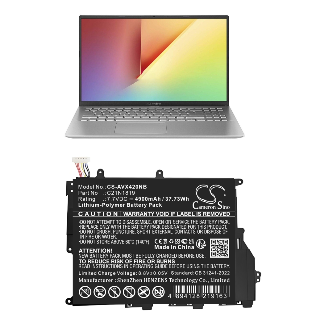 Batterier till bärbara datorer Asus CS-AVX420NB