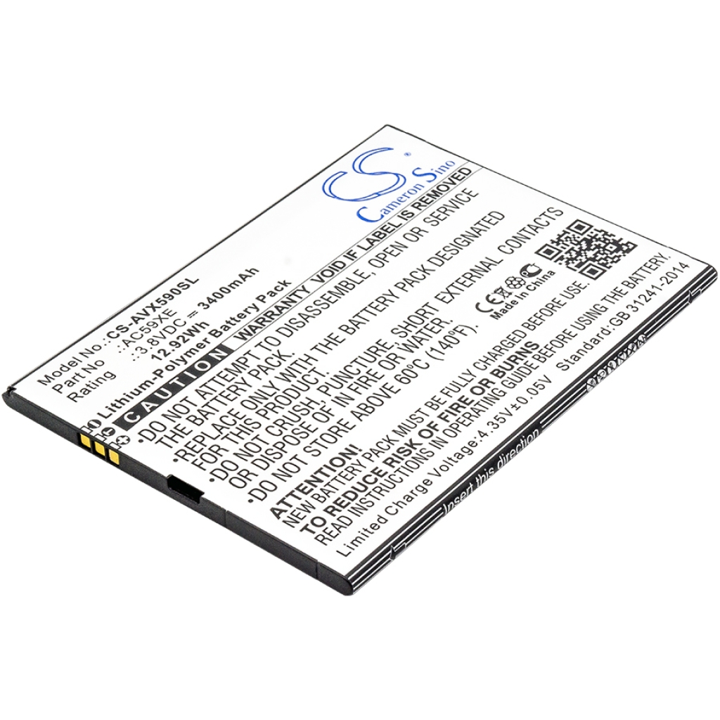 Batterier till mobiltelefoner Archos CS-AVX590SL