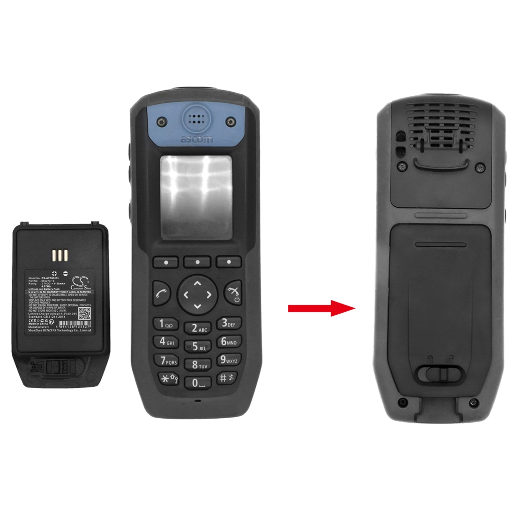 Avaya DeTewe Batterier till trådlösa telefoner Innovaphone CS-AYD810CL