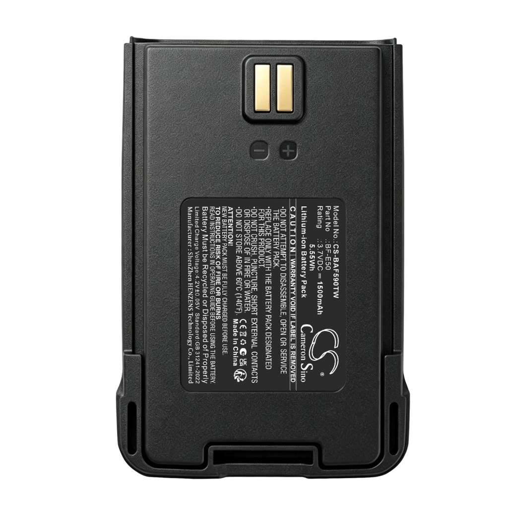 Batteries compatible with Baofeng BF-868 Plus CS-BAF590TW
