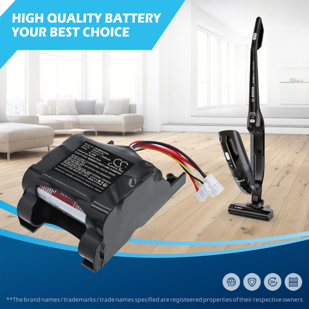 Batterier till dammsugare Bosch BCHF220