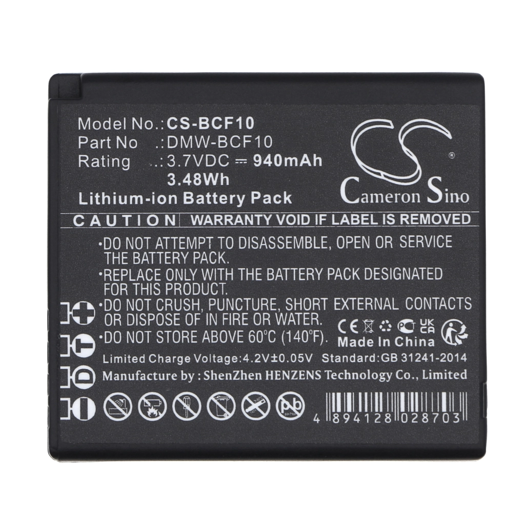 Camera Battery Panasonic Lumix DMC-FS4EB