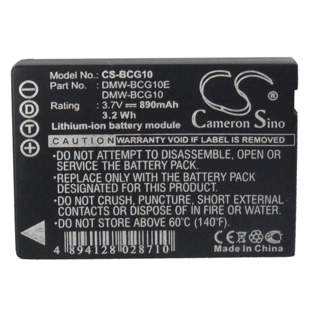 Camera Battery Panasonic Lumix DMC-TZ10