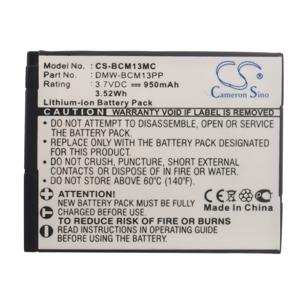 Camera Battery Panasonic Lumix DMC-ZS30K