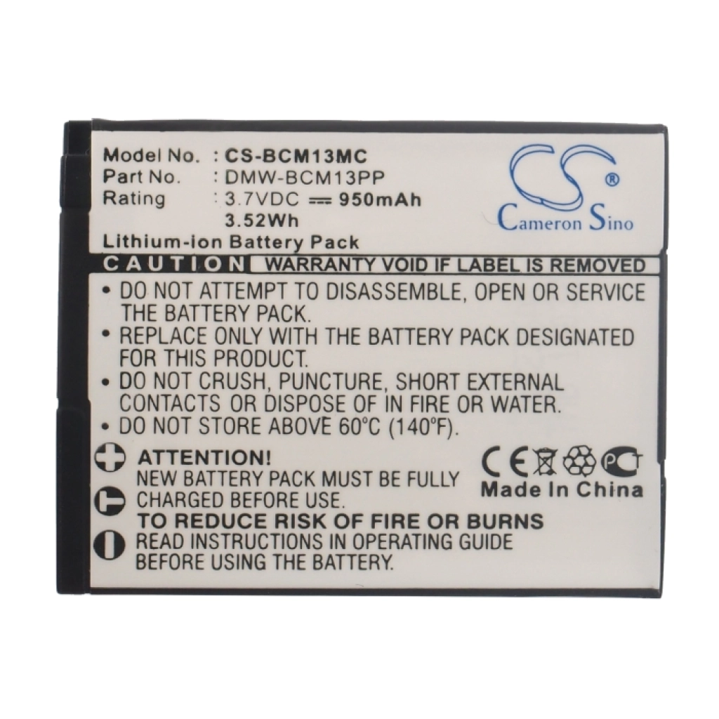 Camera Battery Panasonic Lumix DMC-ZS40K