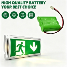 Kompatibel batteribyte för Beghelli 197103N-R3