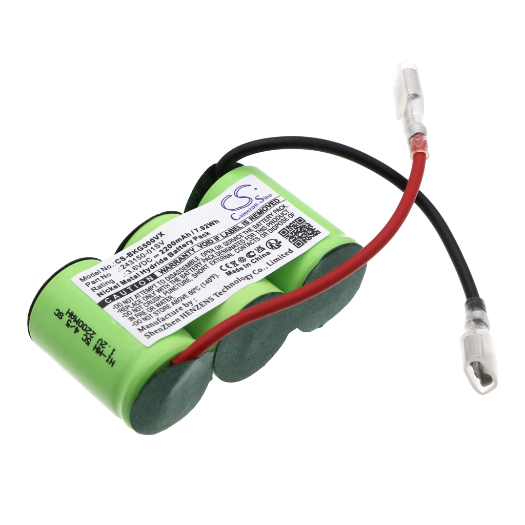Batterier till dammsugare Black&decker CS-BKG500VX