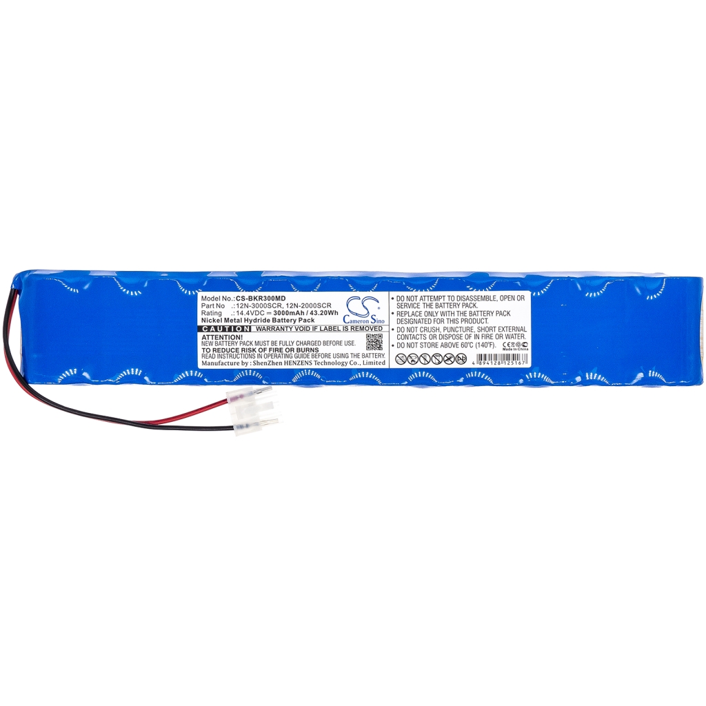 Batteri kompatibel med Bruker Schiller CS-BKR300MD