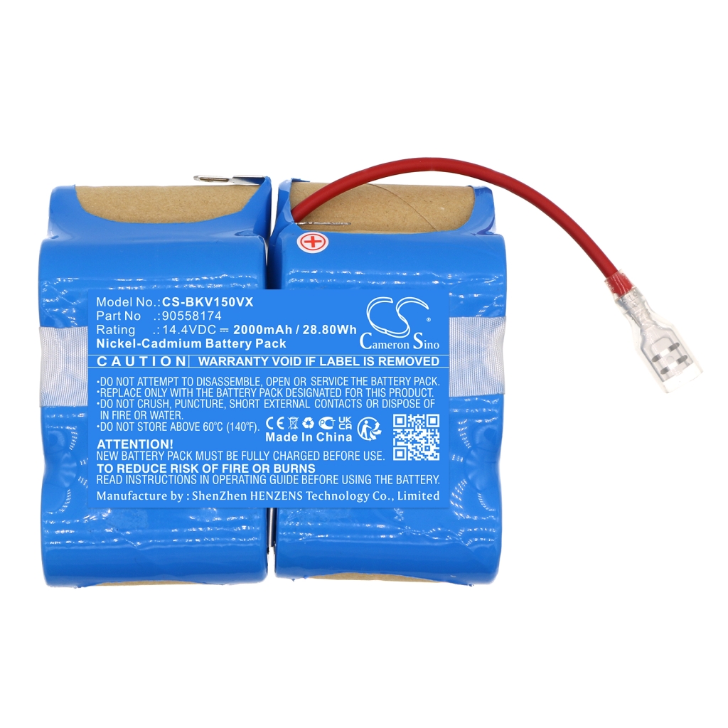 Batterier till dammsugare Black&decker CS-BKV150VX