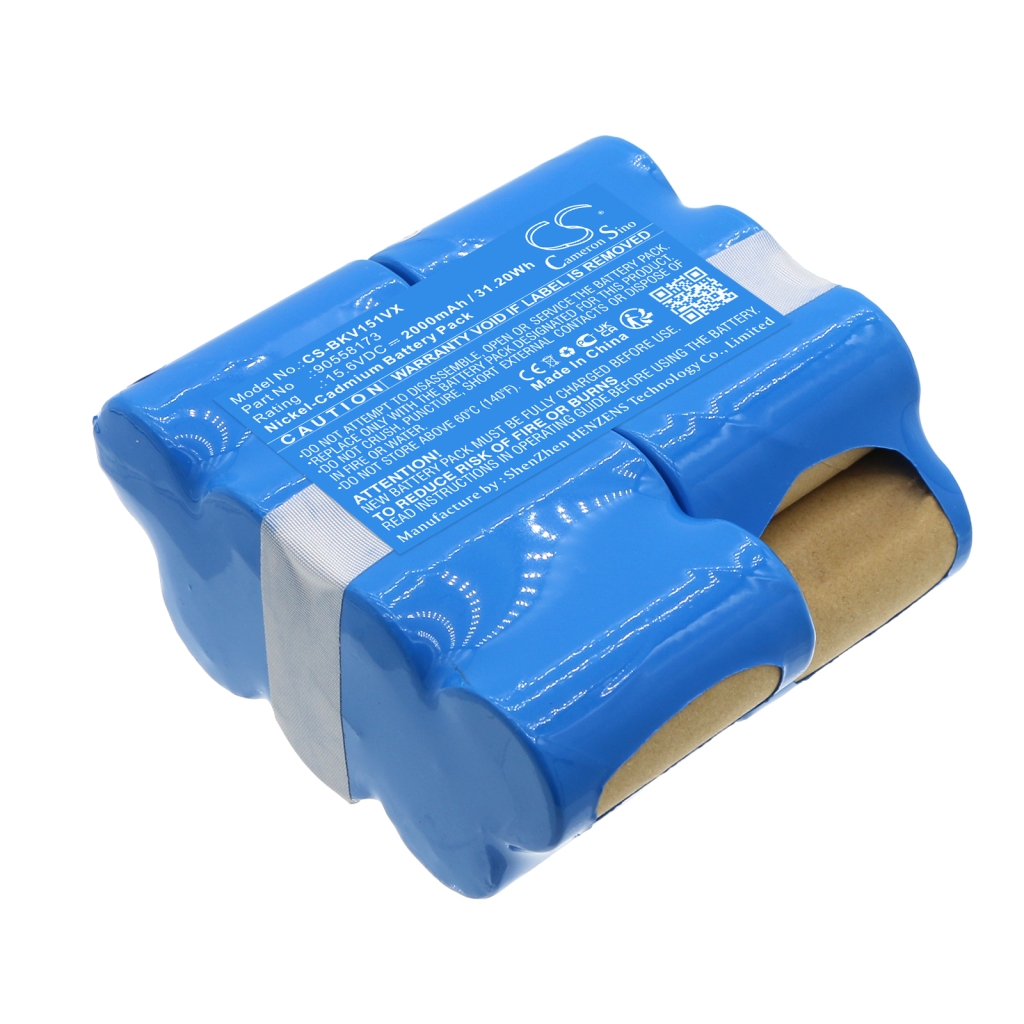 Batterier till dammsugare Black&decker CS-BKV151VX