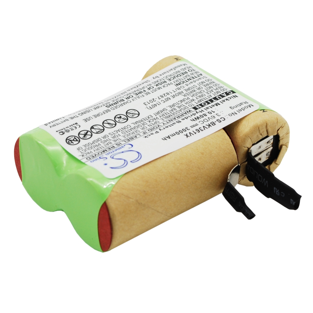 Batterier till dammsugare Black&decker CS-BKV361VX