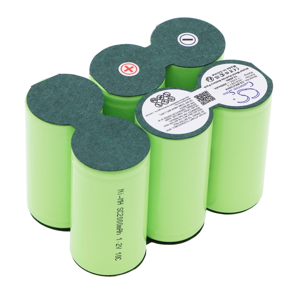 Batterier till dammsugare Black&decker CS-BKV720VX