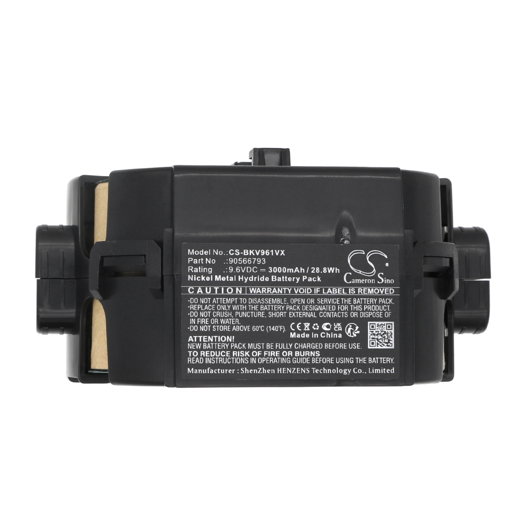 Batterier till dammsugare Black&decker CS-BKV961VX