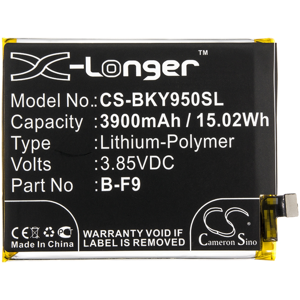 Batterier till mobiltelefoner BBK CS-BKY950SL