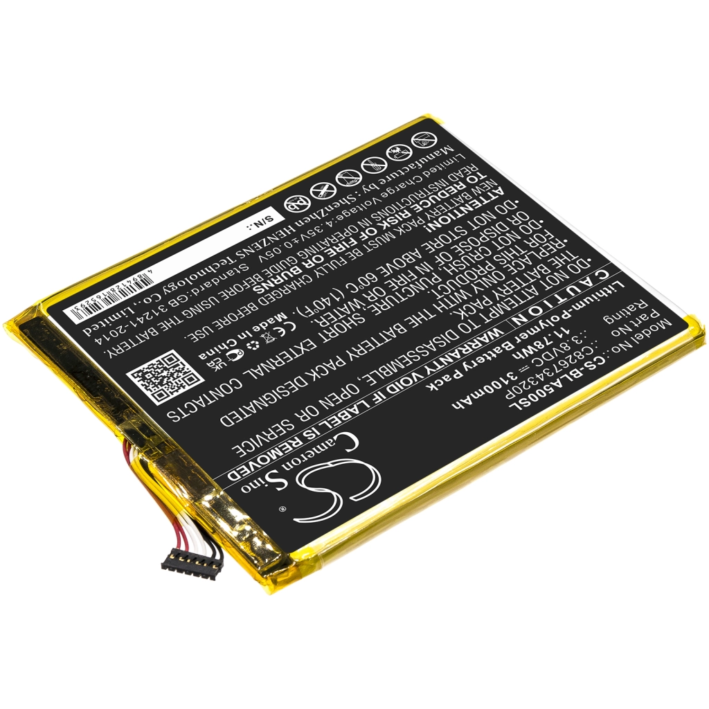 Batterier till mobiltelefoner BLU Grand XL