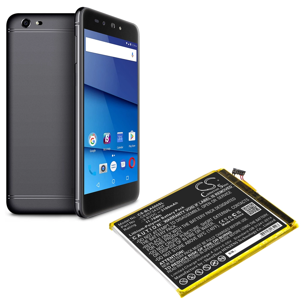 Batterier till mobiltelefoner BLU Grand XL