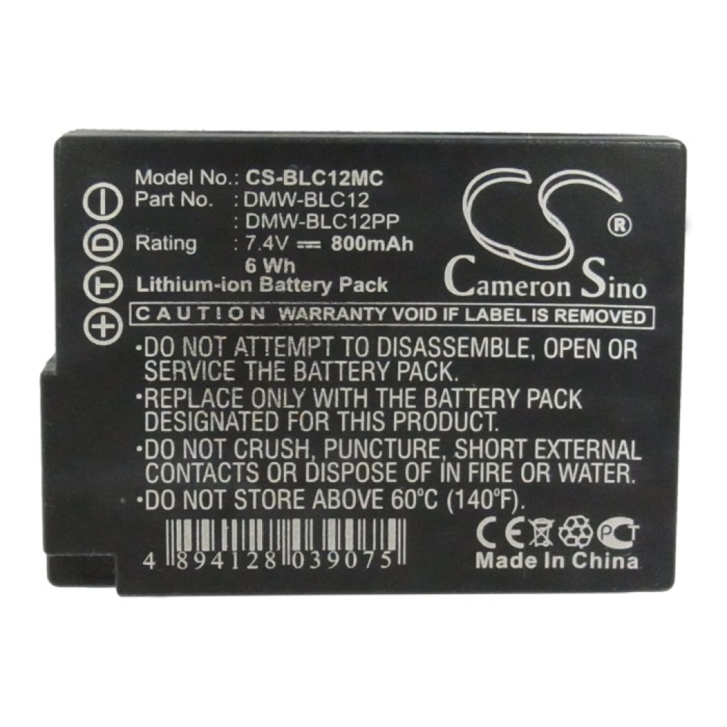 Camera Battery Panasonic CS-BLC12MC