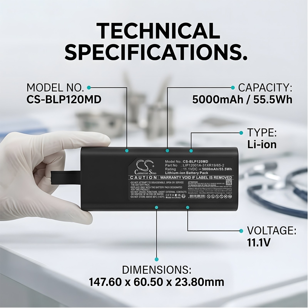 Battery compatible with Biolight