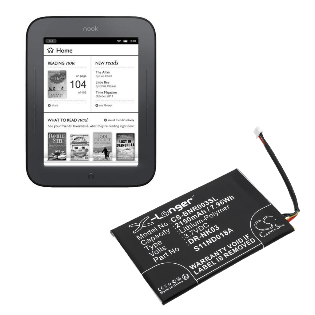 Compatible battery replacement for Barnes 