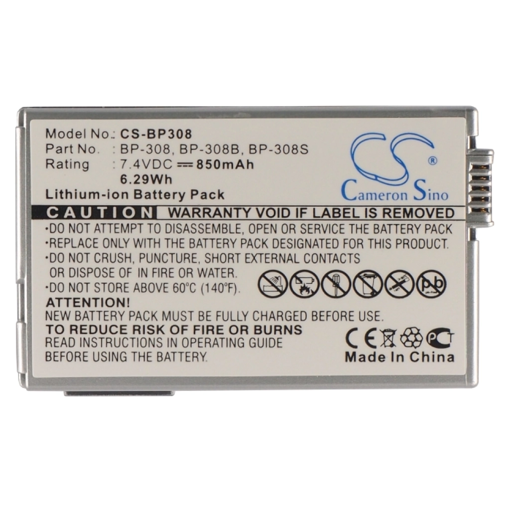 Kamerabatterier Canon CS-BP308