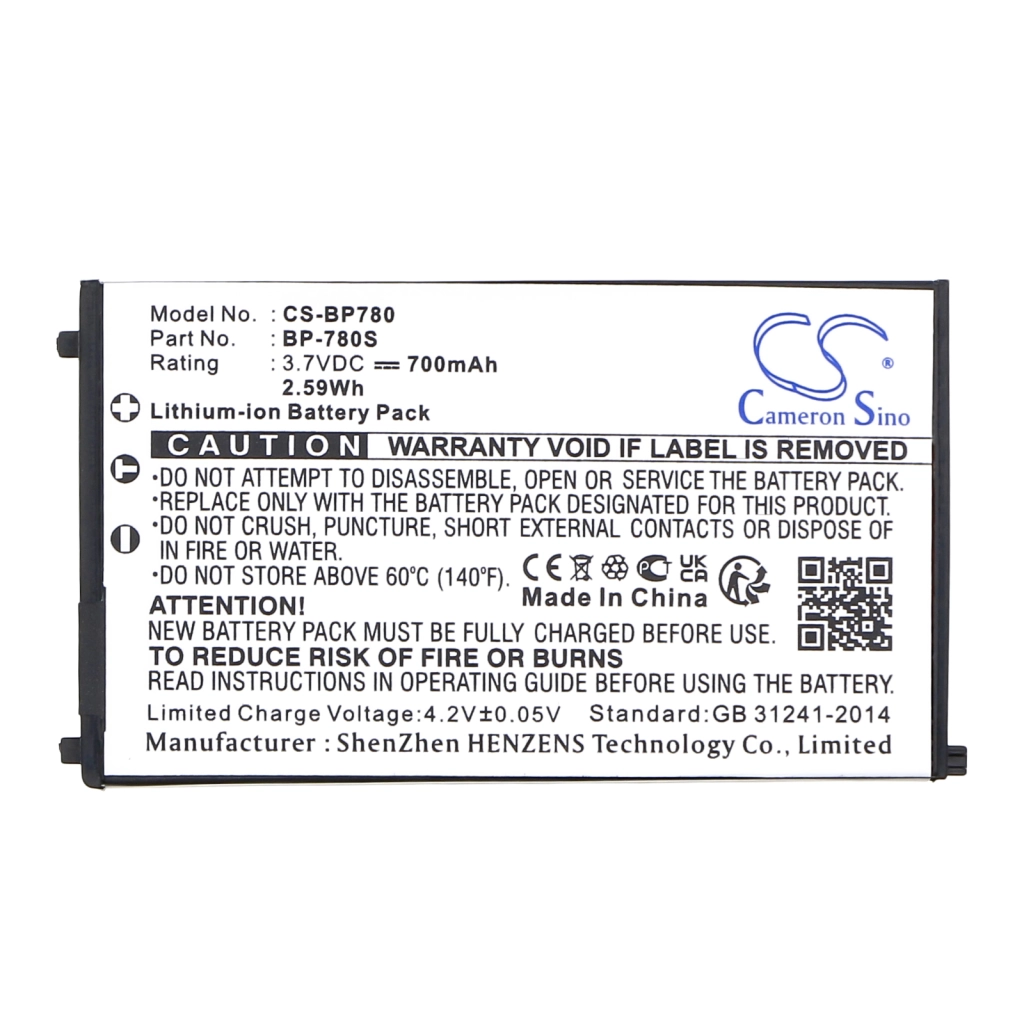 Kamerabatterier Kyocera CS-BP780
