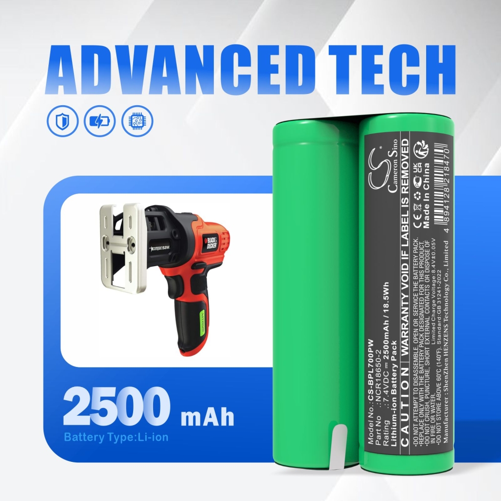 Industriella batterier Black & decker CS-BPL700PW