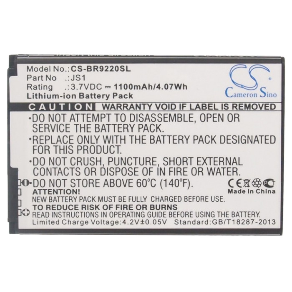Batteri kompatibel med Blackberry CS-BR9220SL