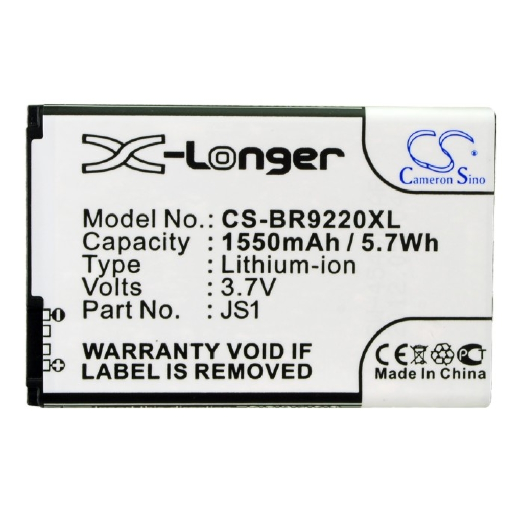 Batteri kompatibel med Blackberry CS-BR9220XL