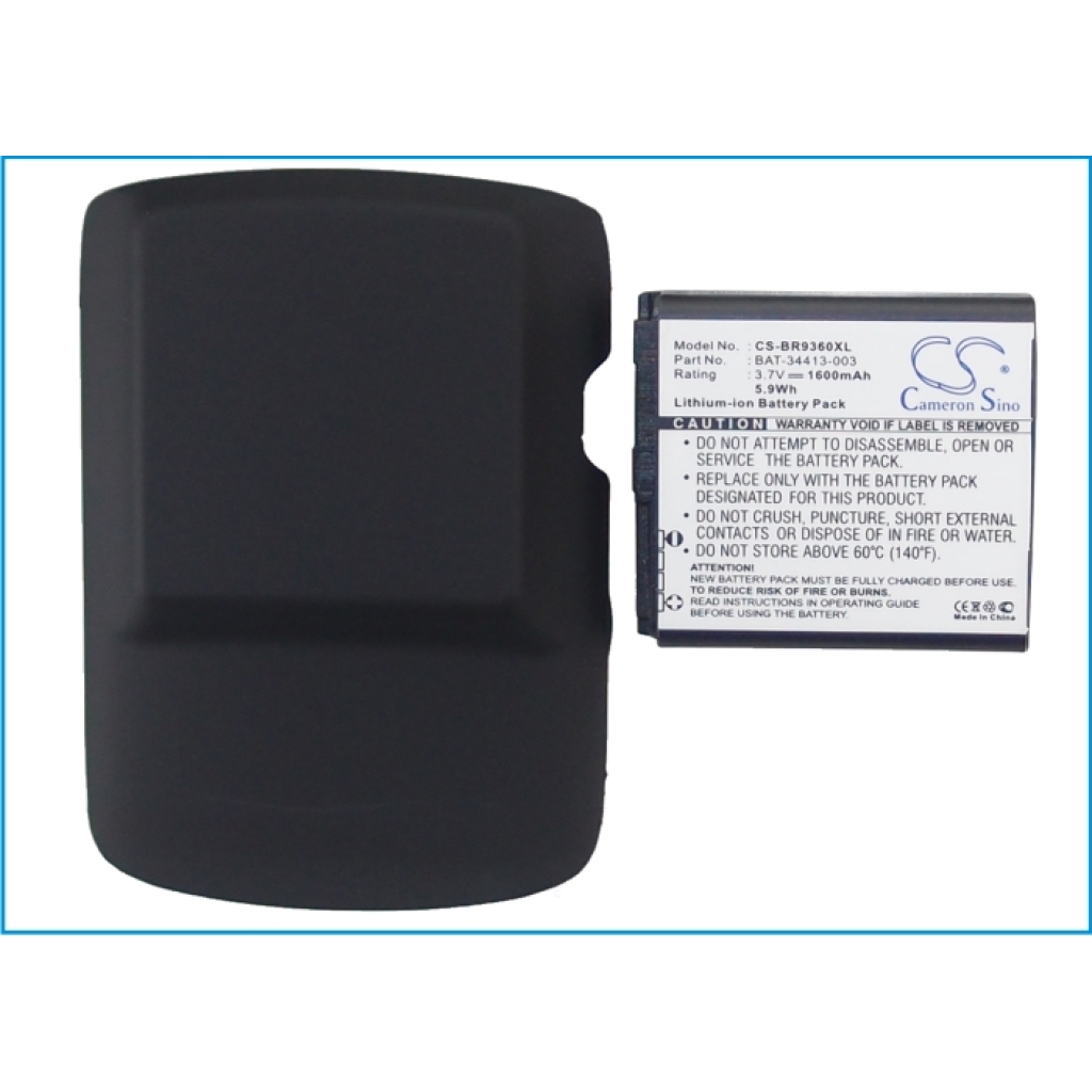 Batteri kompatibel med Blackberry CS-BR9360XL