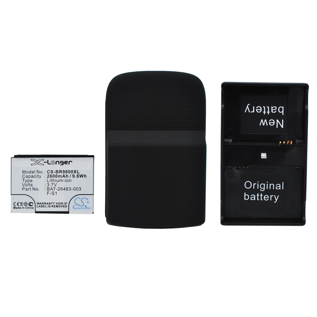 Batteri kompatibel med Blackberry CS-BR9800XL