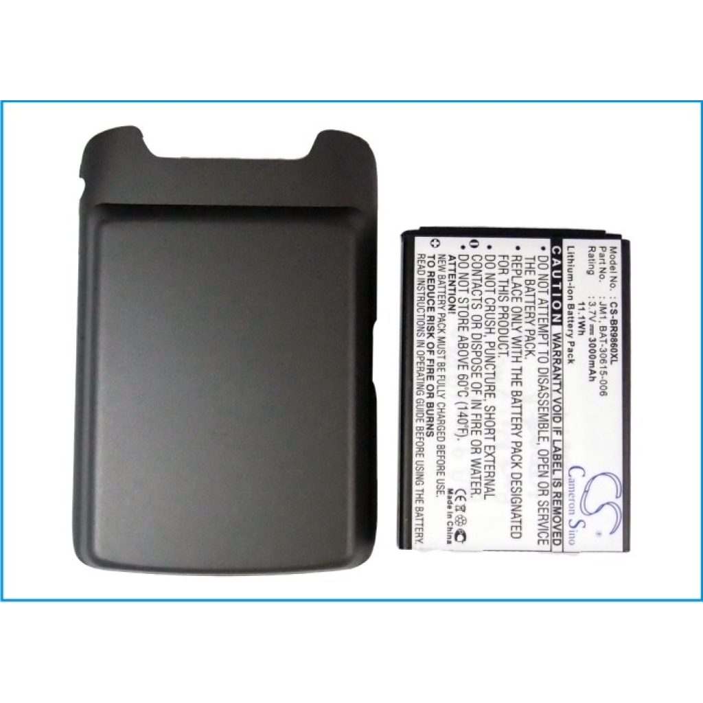 Batteri kompatibel med Blackberry CS-BR9860XL