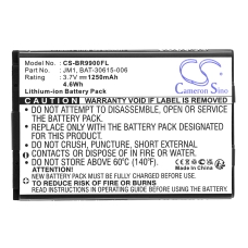 Compatible battery replacement for BlackBerry BAT-30615-006,J-M1,JM1