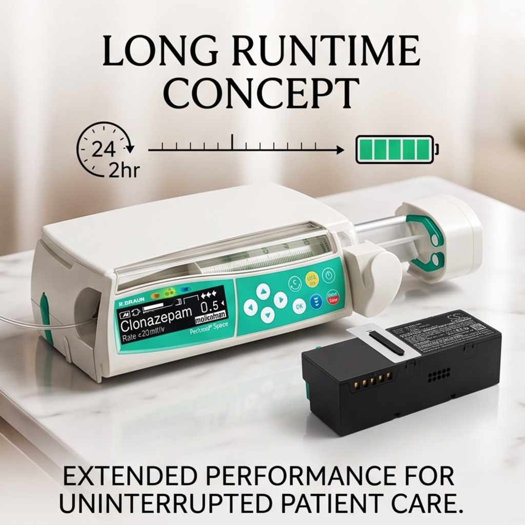 Batteri kompatibel med B.braun CS-BRS318MD