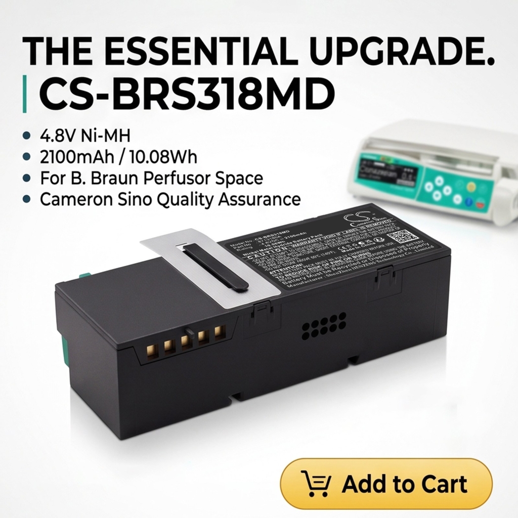 Batteri kompatibel med B.braun CS-BRS318MD