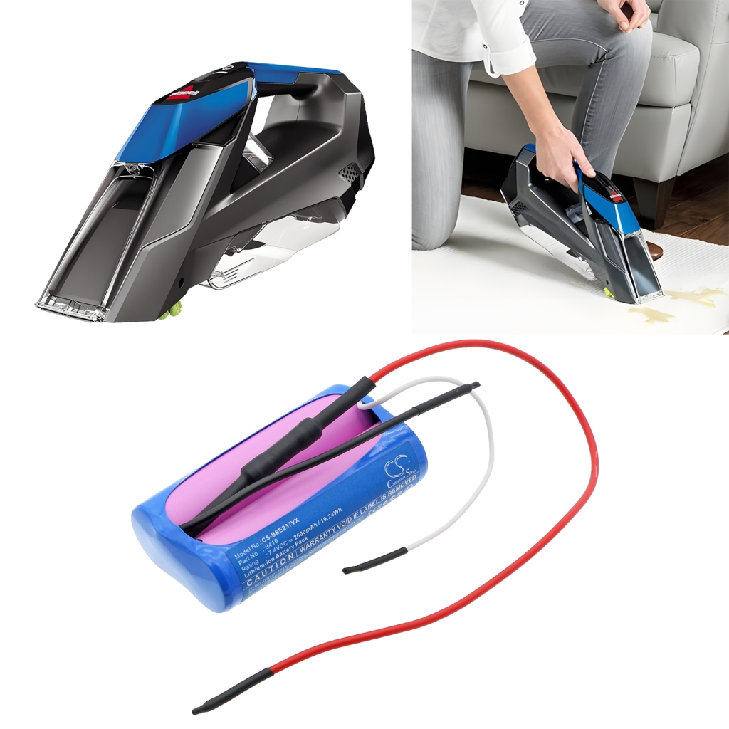 Batterier till dammsugare Bissell CS-BSE237VX