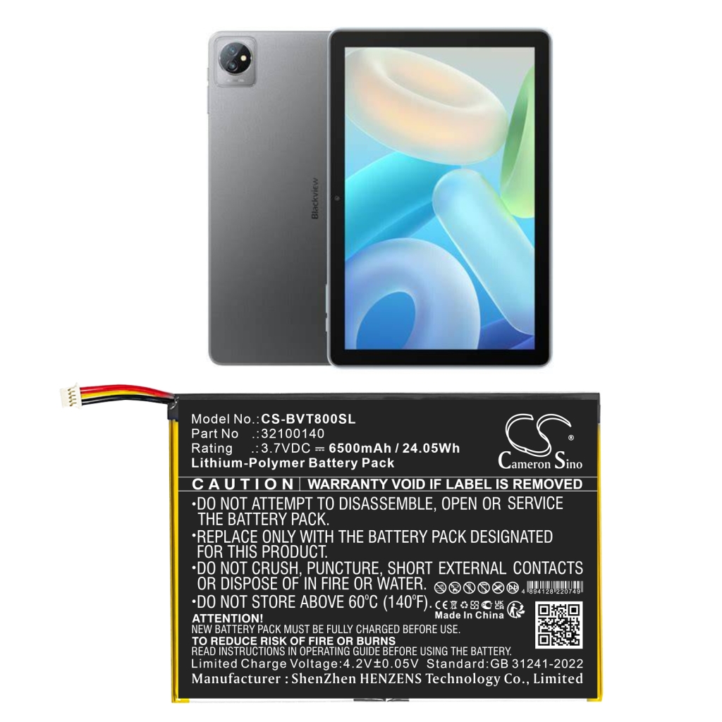 Tablet Battery Blackview CS-BVT800SL