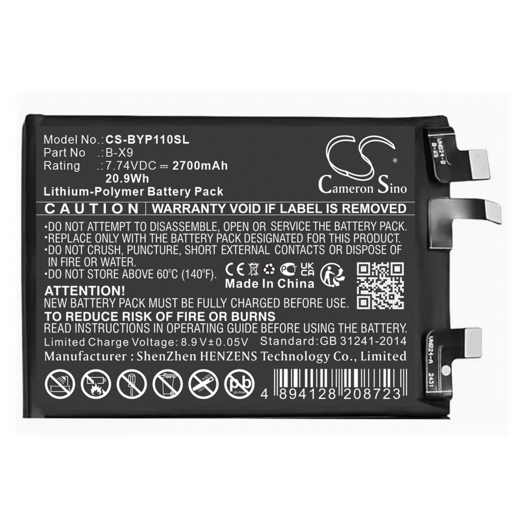 Battery Replaces B-X9