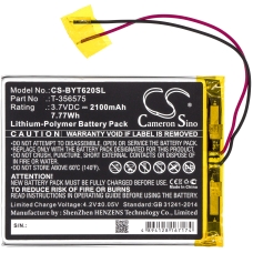 Compatible battery replacement for Boyue T-356575