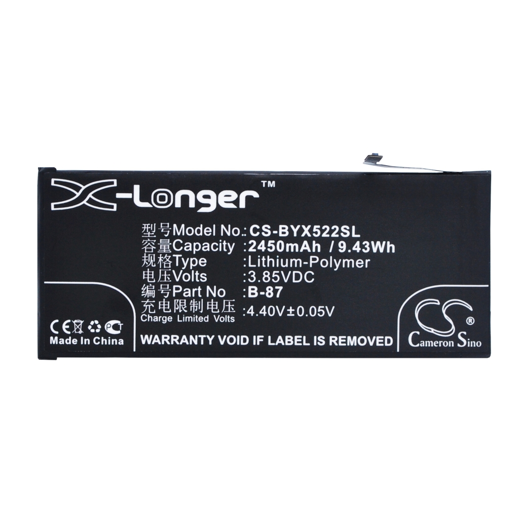 Batterier till mobiltelefoner BBK CS-BYX522SL
