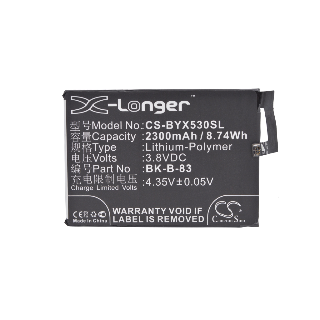 Batterier till mobiltelefoner BBK CS-BYX530SL
