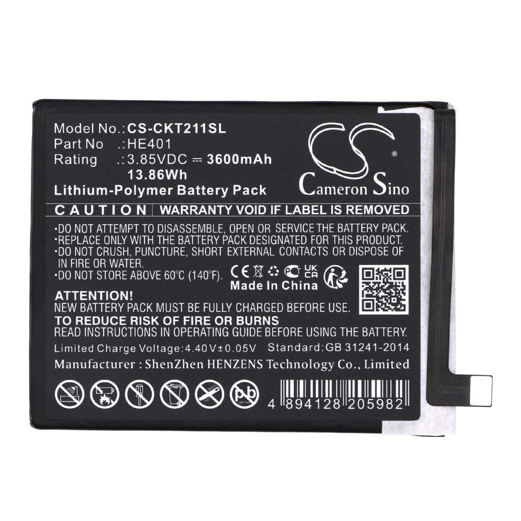 Compatible battery replacement for AT
