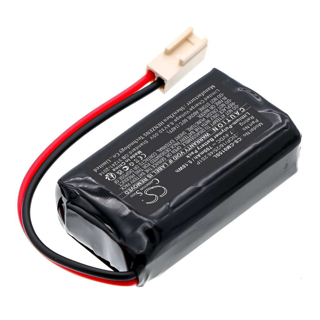 Monterade batteripaket kompatibel med Neptolux CS-CM015SL