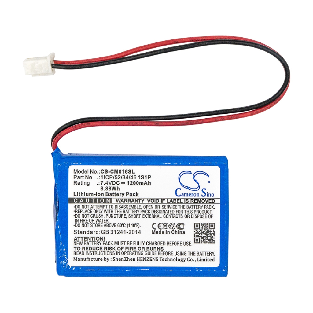 Monterade batteripaket  CS-CM016SL