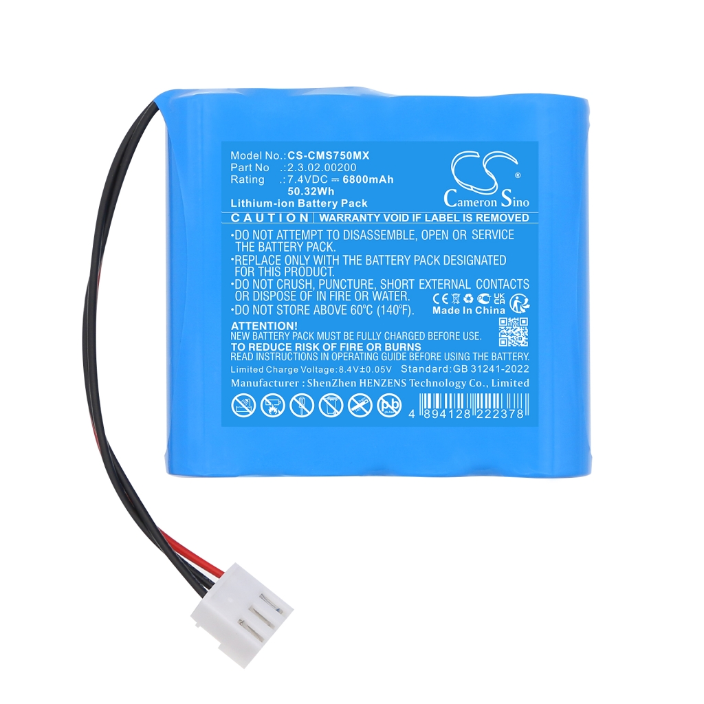 Compatible battery replacement for Contec 2.3.02.00200