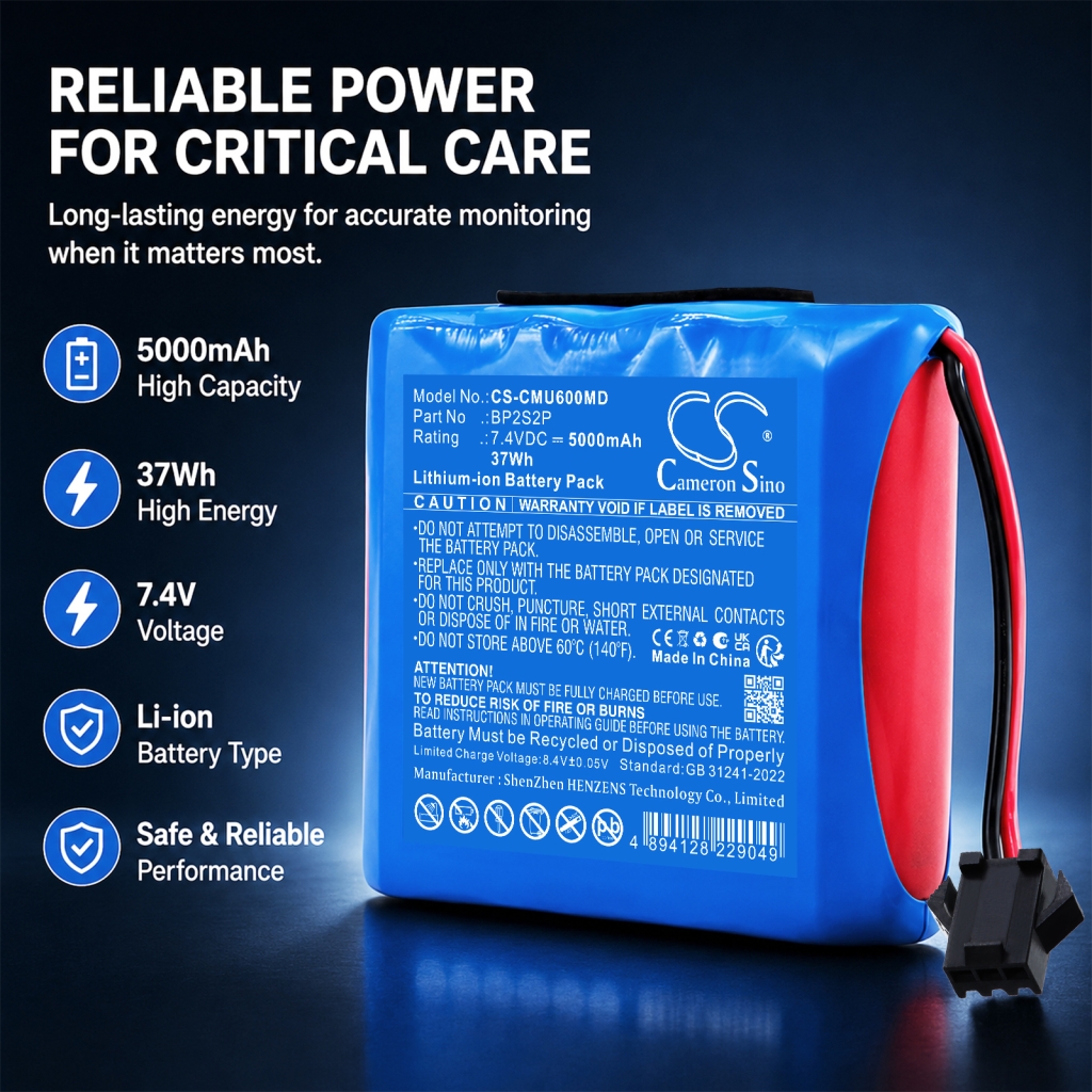 Batteri kompatibel med Contec CS-CMU600MD