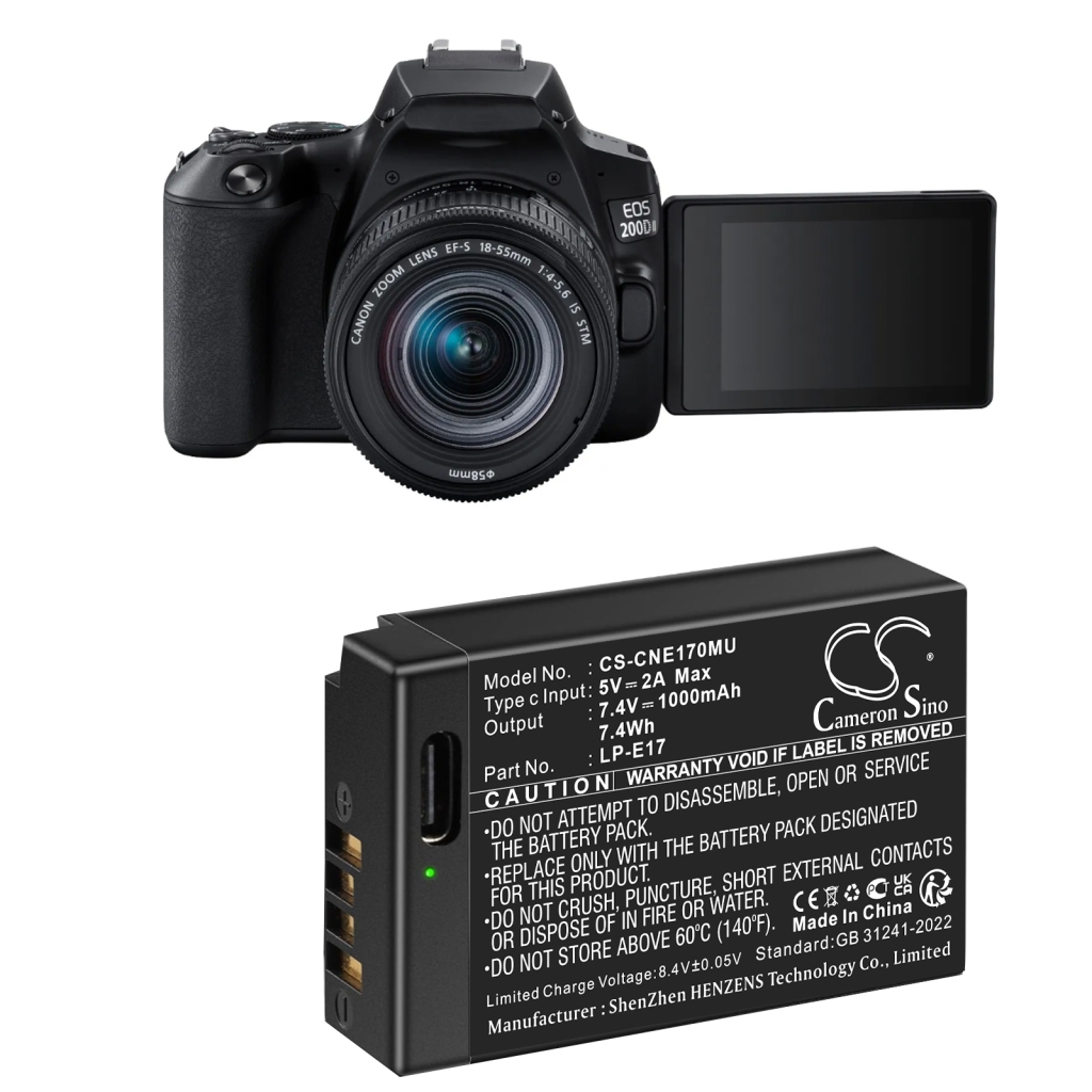 Battery Replaces LP-E17