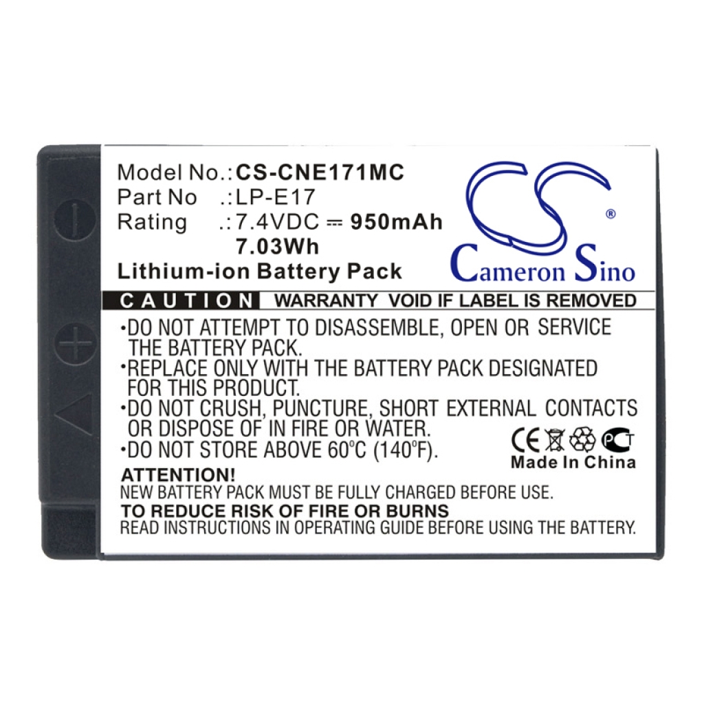 Batteri kompatibel med Canon Saramonic CS-CNE171MC