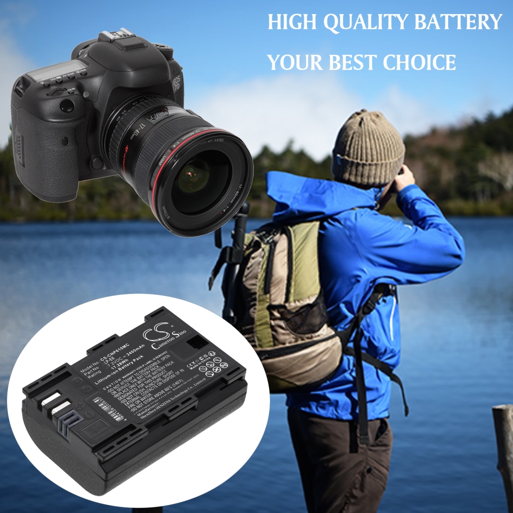 Batteri kompatibel med Canon Tether tools CS-CNP610MC