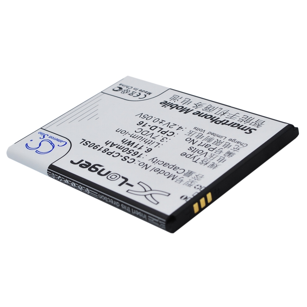 Vinklad bakvy av CS-CP8190SL med kontakter och X-Longer-logotyp